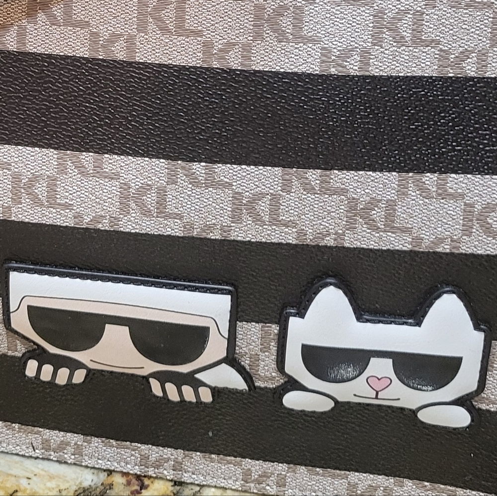 Karl Lagerfeld Paris Tote NWT - Picture 2 of 6